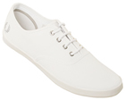 Fred Perry Coxson White Canvas Trainers
