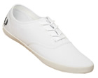 Fred Perry Coxson White/Navy Canvas Trainer