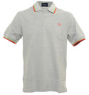 Fred Perry Dolphin Grey Pique Polo Shirt