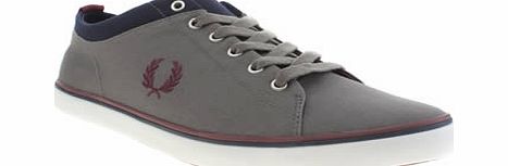 Fred Perry Grey Hallam Trainers