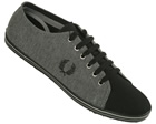 Fred Perry Kingston Jersey Grey/Black Trainers
