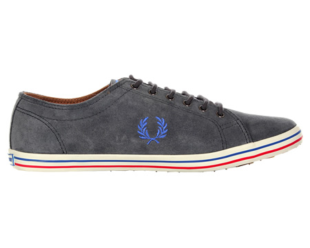Fred Perry Kingston Suede Charcoal Plimsoll