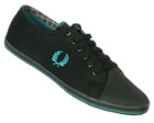 Fred Perry Kingston Twill Tipped Black/Sea Green