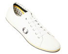Fred Perry Kingston White/Black Twill Tipped