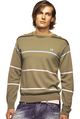 FRED PERRY long-sleeved multi-stripe sweater