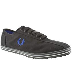 Male Bowling Shoe Fabric Upper Fashion Trainers in Black and Blue