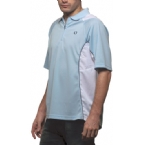 Fred Perry Mens Performance Zip Polo Ice
