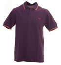 Fred Perry Mulberry Pique Polo Shirt