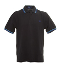 Fred Perry Navy Twin Tipped Polo Shirt