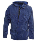 Fred Perry Royal Blue Lightweight Hooded Jacket