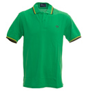 Fred Perry Shamrock Green Pique Polo Shirt
