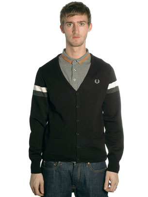 FRED PERRY Sleeve Stripe Cardigan