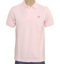Fred Perry Soft Pink Pique Polo Shirt