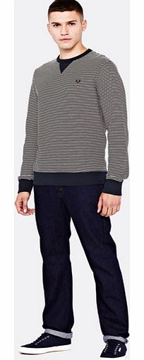 Fred Perry Stripe Crew Sweater