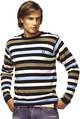 FRED PERRY striped crew-neck sweater