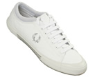 Fred Perry Tipped Cuff White/Grey Trainers