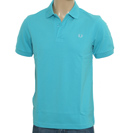 Fred Perry Turquoise Pique Polo Shirt