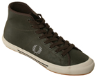 Fred Perry Vintage Tennis Mid Green/White