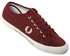 Fred Perry Vintage Tennis Red/White Canvas