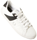 Fred Perry White and Black Trainers