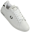 Fred Perry White Leather Trainers