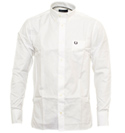 Fred Perry White Long Sleeve Cotton Shirt