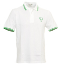 Fred Perry White Pique Polo Shirt (Limited Edition)