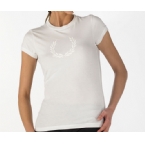 Fred Perry Womens Lauren Print T-Shirt White