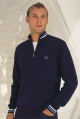 FRED PERRY zip-front cardigan