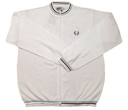 Fred Perry Zip thru trim knitted cardigan