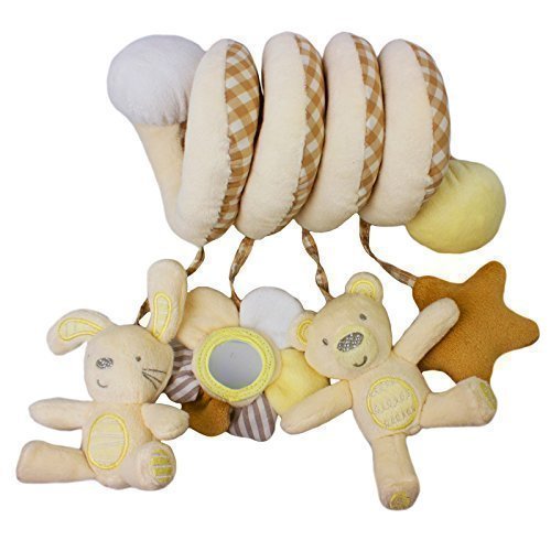 Freddie and Flo Spiral Soft Baby Hanging Play Mobile Cot Pram Bed Toy