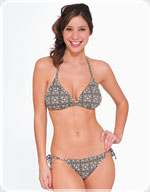 Free Monogramme triangle bikini