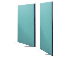 Free standing floor screen