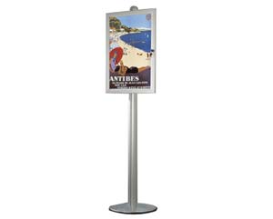 Free standing poster board