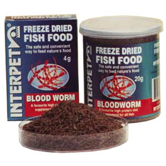 free ze Dried Bloodworm 4g 0438