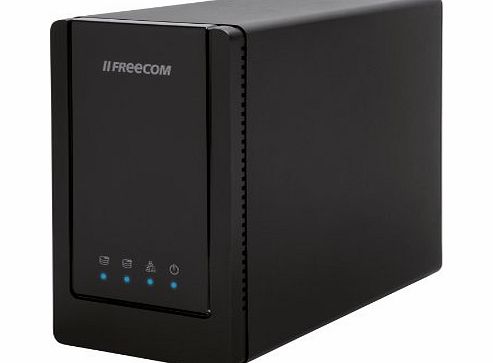 Freecom 34830 2TB 2 Drive Removable Dual Network 3.5 Inch External Hard Drive