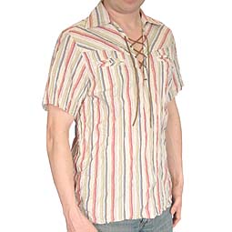 Freeman T Porter Criss Cross Neck Shirt