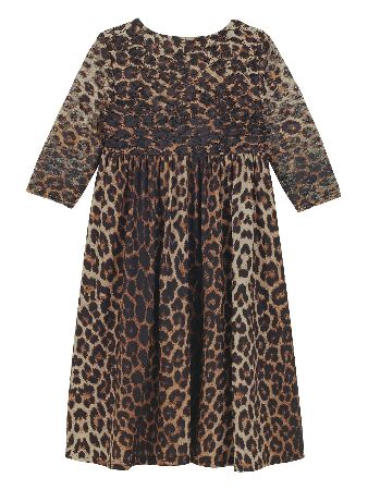 Freespirit Girls Animal Print Lace Dress