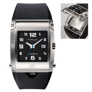Freestyle Lockdown Watch - Silver/Black