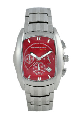 MAGNY CORS Stainless Red Dial Gents FS0112G