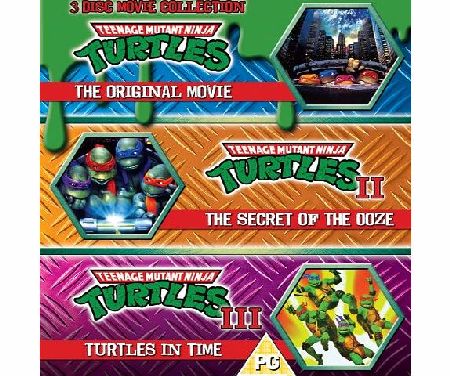 FREMANTLE Teenage Mutant Ninja Turtles - The Movie Collection: 3 Disc Set (Teenage Mutant Ninja Turtles/Secret Of The Ooze/Turtles In Time) (Blu-ray)