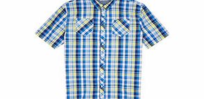 French Connection 3-7yrs blue pure cotton shirt