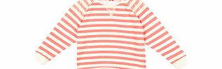 French Connection 3-7yrs pink and white cotton top