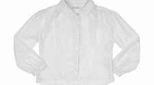 3-7yrs willow white top