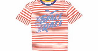 8-15 yrs coral pure cotton T-shirt
