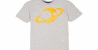 French Connection 8-15 yrs grey pure cotton T-shirt