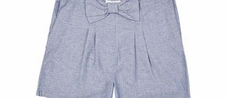 8-15yrs cotton mix blue shorts