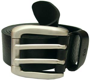 French Connection Black Double Buckle Belt by