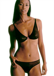 French Connection Dot Mesh brief