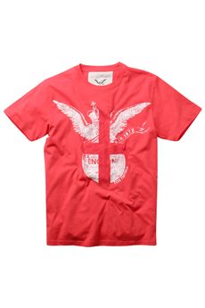 French Connection Fcuk Football England Cross T-Shirt